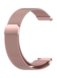 NIBEMINENT Milanese Loop Replacement Strap Watchband For Huawei Watch 3 / Pro 22mm Rose/Pink  - Image 1