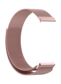 NIBEMINENT Milanese Loop Replacement Strap Watchband For Huawei Watch 3 / Pro 22mm Rose/Pink  - Image 2