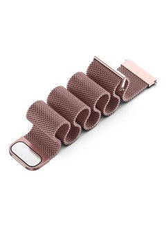 NIBEMINENT Milanese Loop Replacement Strap Watchband For Huawei Watch 3 / Pro 22mm Rose/Pink  - Image 3