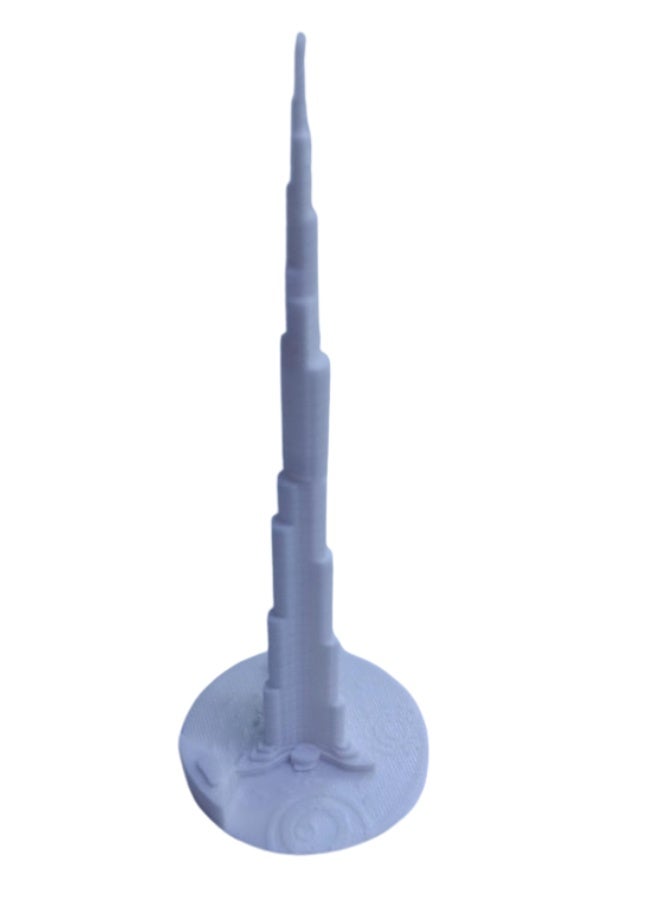 SBC Craft - Miniature Tower of Burj Khalifa Figurine for Desk or Shelf Decoration, - Image 2