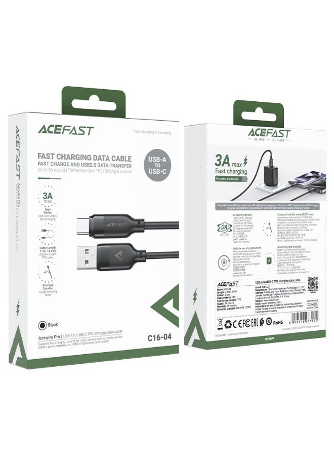 ACEFAST Charging Data Cable C16-04 USB-A to USB-C - Image 5