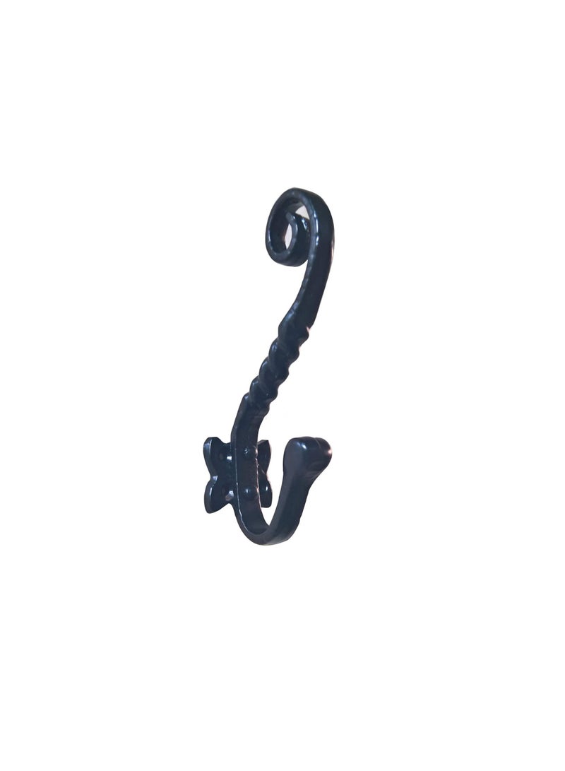 ROBUSTLINE Cast Iron Decorative Antique Coat Hook Black Color  - Image 1