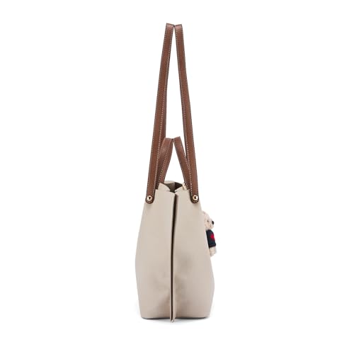 Lino Perros Avril Halo Beige Tote Bag - Image 3