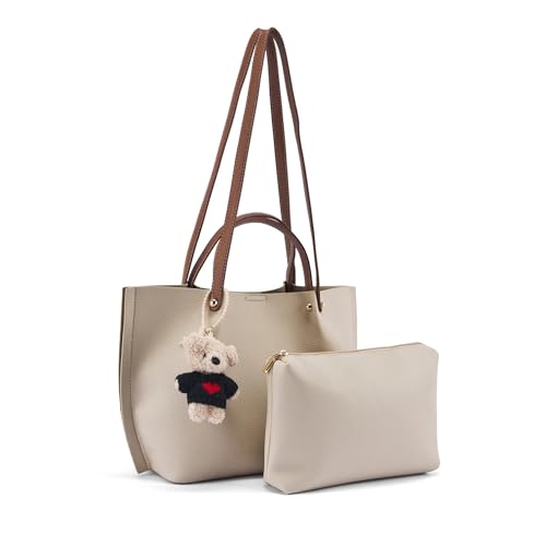 Lino Perros Avril Halo Beige Tote Bag - Image 5