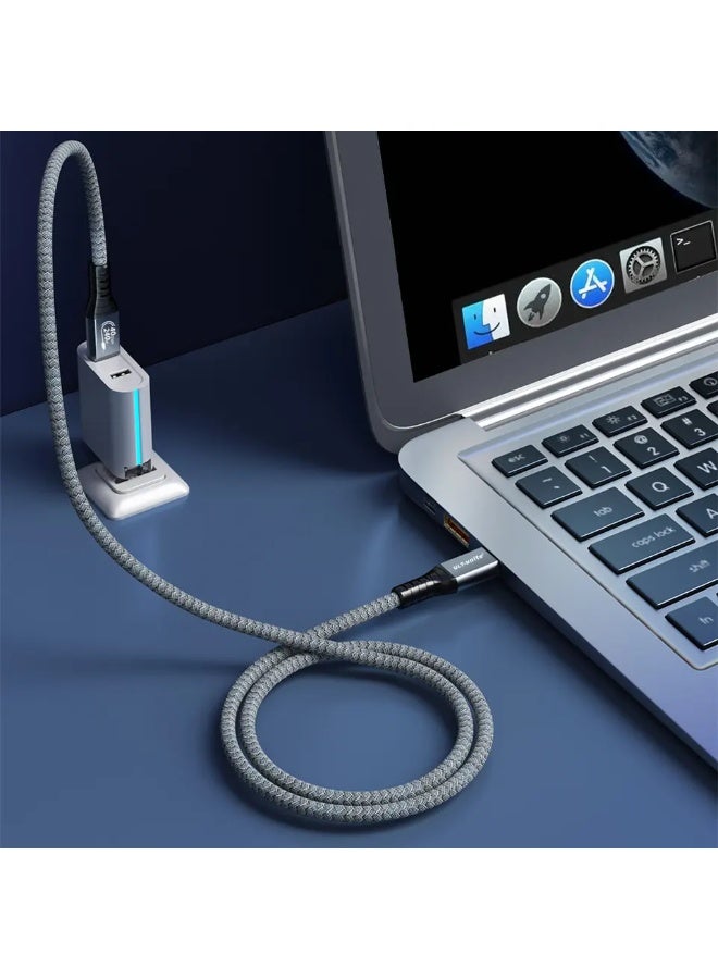 أولودينيز  كابل USB4.0 من نوع C إلى C – شحن سريع 240 واط، نقل بيانات بسرعة 40Gbps، دعم فيديو 8K@60Hz – متوافق مع Thunderbolt 4 – بطول 1 متر - Image 5