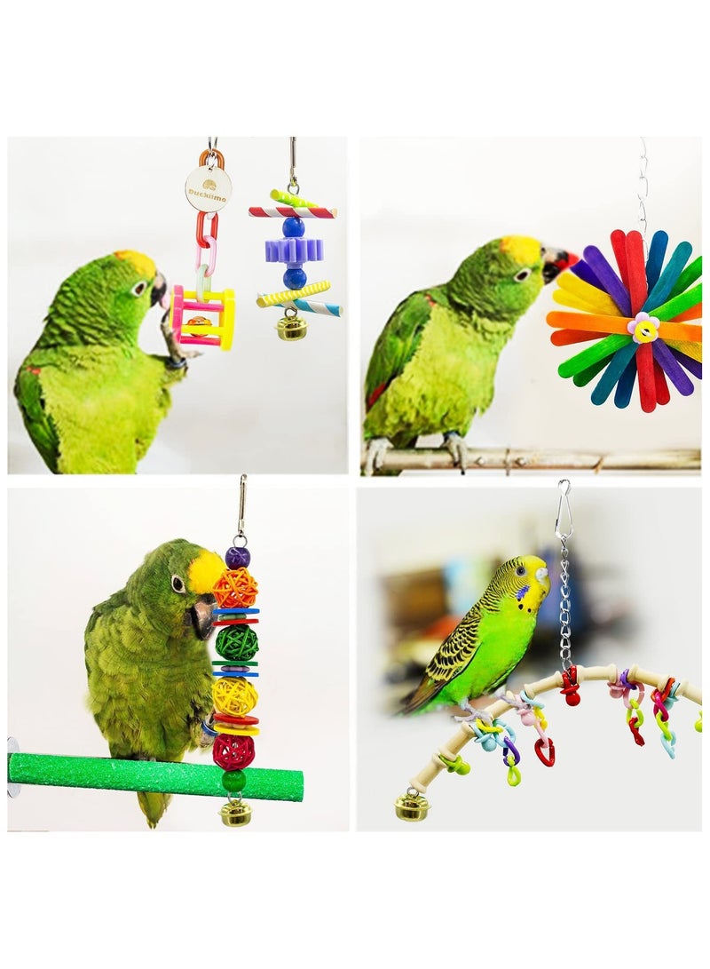 Parrot toy bird playset 15 piece pet supplies set - Image 5