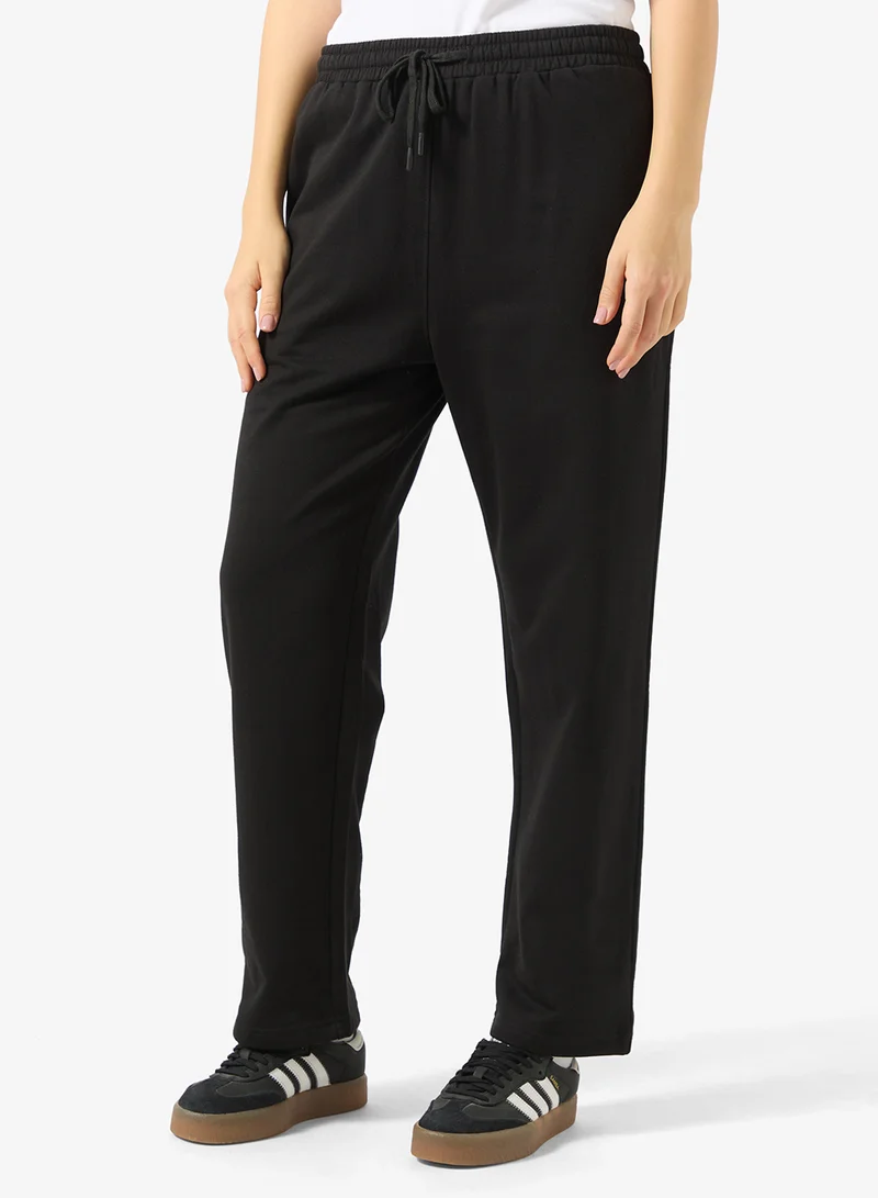 Ginger Basics Cotton Oversize Wide Leg Sweatpant