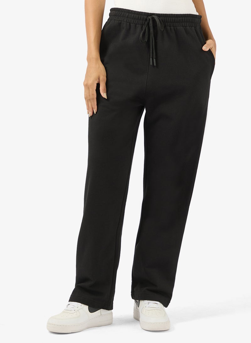 Ginger Basics Cotton Oversize Wide Leg Sweatpant - Image 1