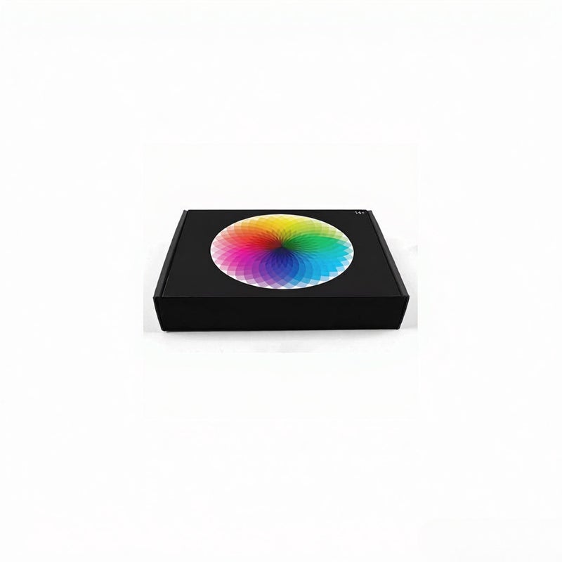 1000PCS Round Jigsaw Puzzle Educational RGB Color Palette Home Decor