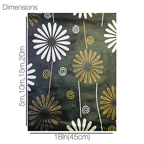 Homerz Shelf Liners for Kitchen Shelves, Shelf Liners for cupboards, Shelves Covers Sheets mat roll for Wardrobe, Drawer mats Liners for Kitchen, 100% Waterproof (5 Meter, Moscow) - Image 3