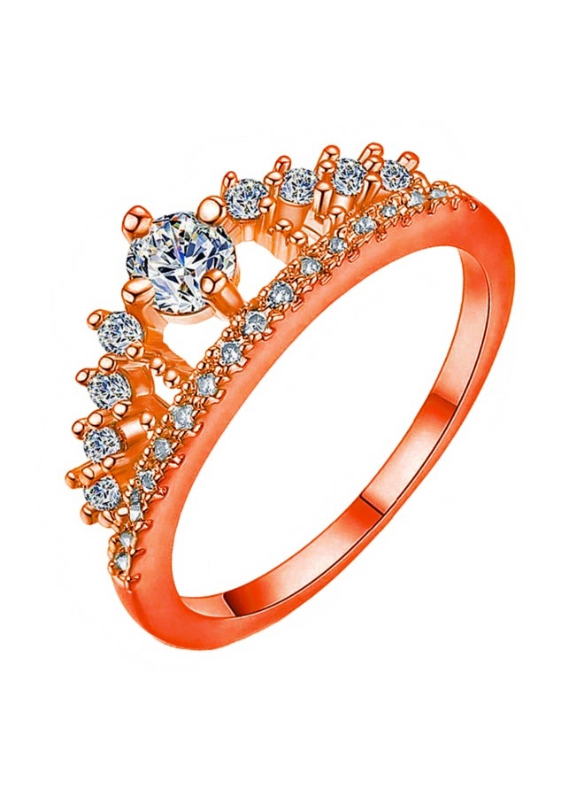 KUYING Original Crown Design Gold Ring Center Main Diamond Group Inlaying Craftsmanship - Image 1
