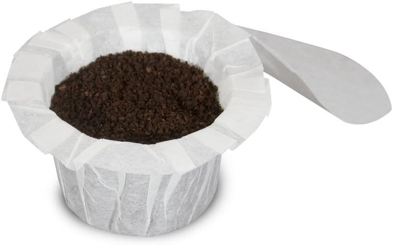 Perfect Pod EZ-Cup Disposable Paper Filters with Patented Lid Design for Reusable Coffee Pods - 4 Pack (200 Filters) - Image 2