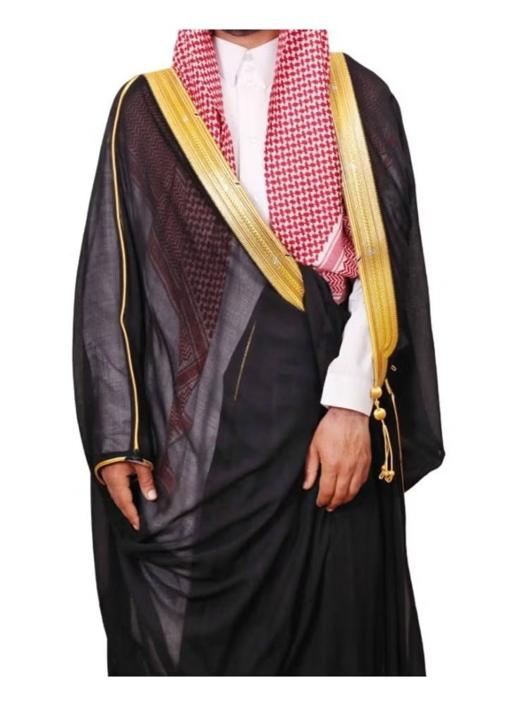 بشت ملكي خاشيه فخامة عربية بطابع تراثي أصيل - Image 1