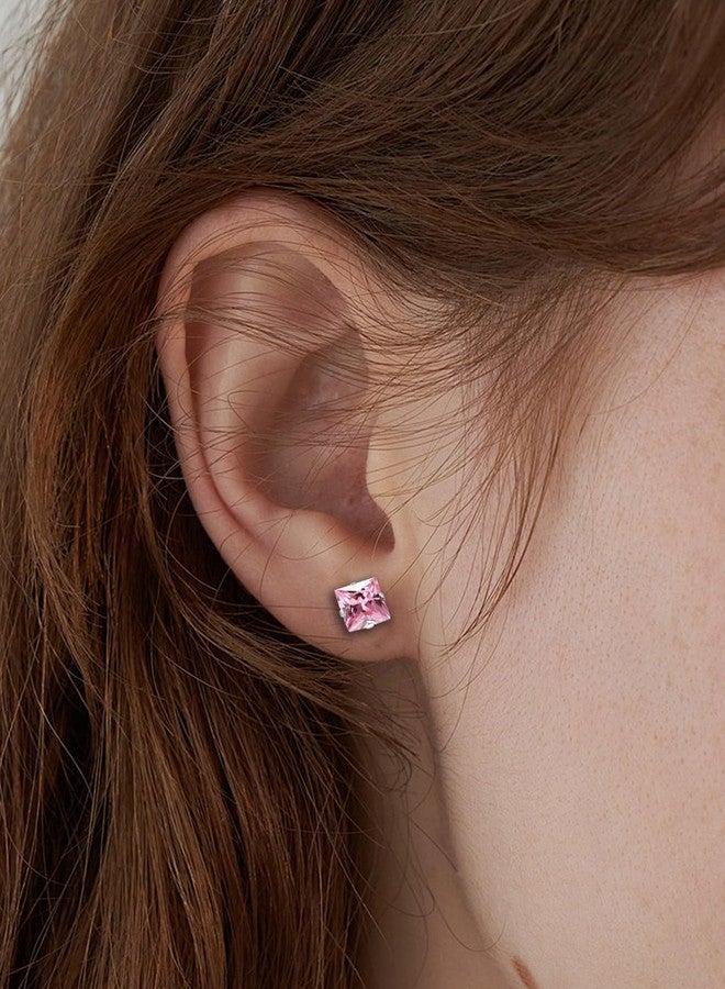 Ocptiy 4G Astm F136 Titanium Gauges Tunnels Plugs Earrings for Ears Stretching Kit 4 Gauge Implant Grade Screw Fit Gold Pink Diamond Tunnels Plugs Hollow Gauges Size 5mm Piercing Women Men 3/16 inch - Image 4