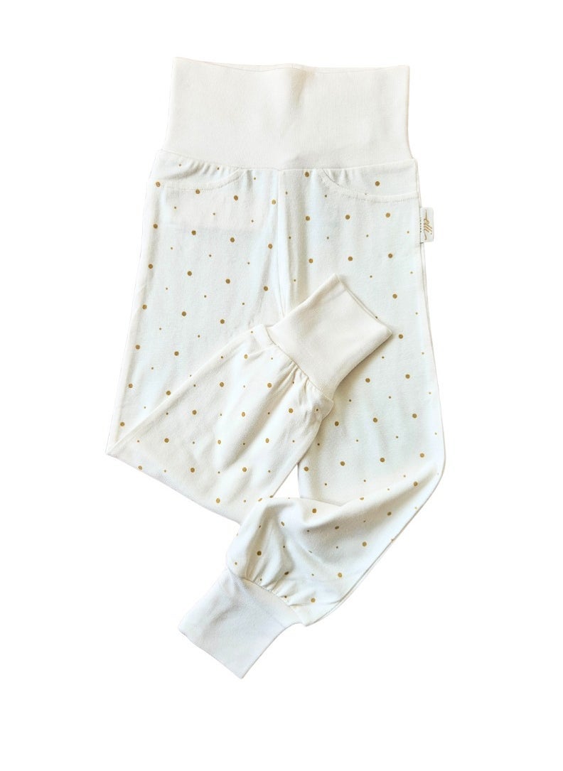 Elli Junior Bamboo Baby Pants Golden Dots - Image 5