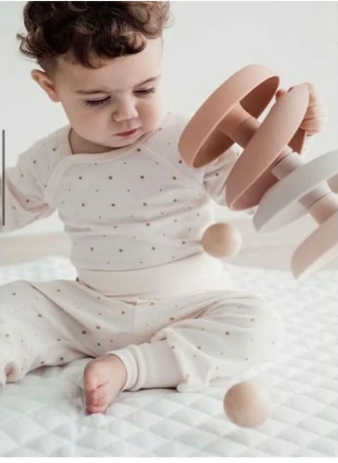 Elli Junior Bamboo Baby Pants Golden Dots