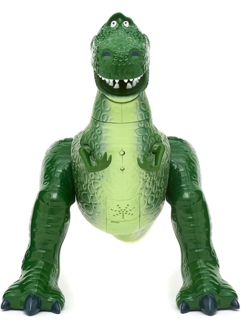 Disney Store Official Disney Rex Talking Dinosaur Action Figure, Movable Joints T-Rex Toy with Movie Sounds, Kids Collectible Play Gift for Boys Girls Age 3+ - Image 3