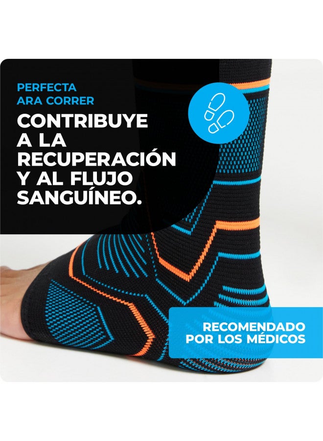 VITTO Ankle Brace for Sprained Ankle - Ankle Compression Sleeve for Men & Women. Ankle Support to Stabalize the Ankle Joint for Injury Prevention and Ankle Sprain Relief (L) - Image 4