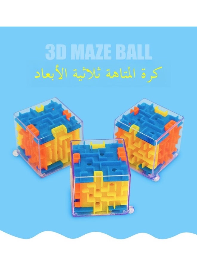 Mini 3D Six-Sided Rubik'S Cube Maze Ball Walking Beads Children'S Ball Break-Through Intelligence Early Education Educational Toys For Boys - Image 2
