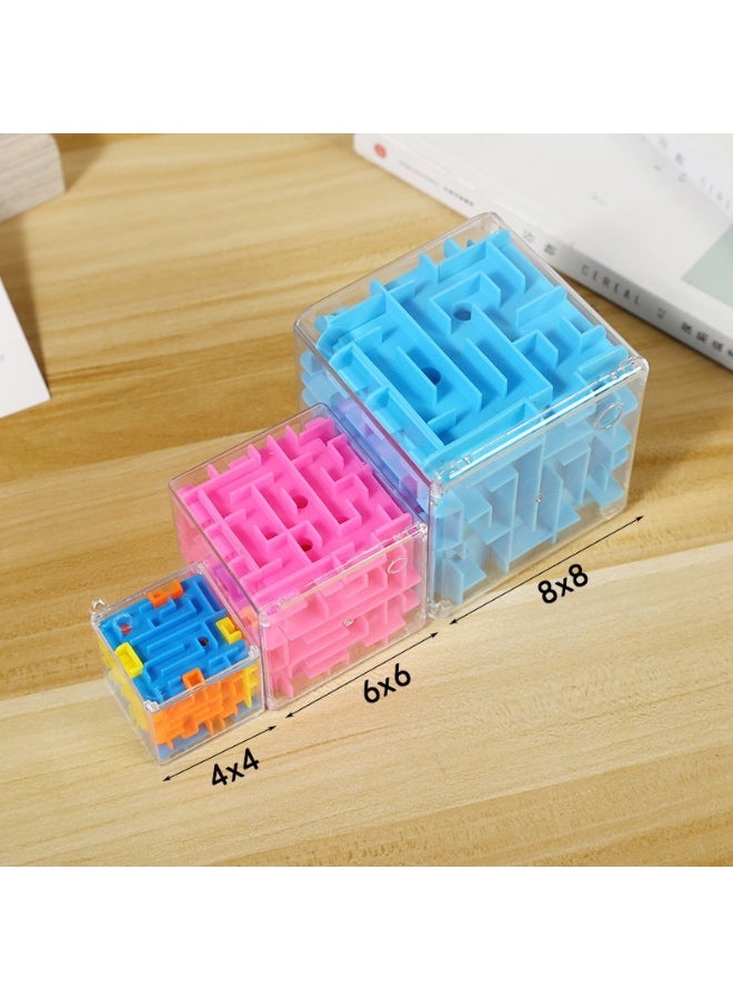 Mini 3D Six-Sided Rubik'S Cube Maze Ball Walking Beads Children'S Ball Break-Through Intelligence Early Education Educational Toys For Boys - Image 1