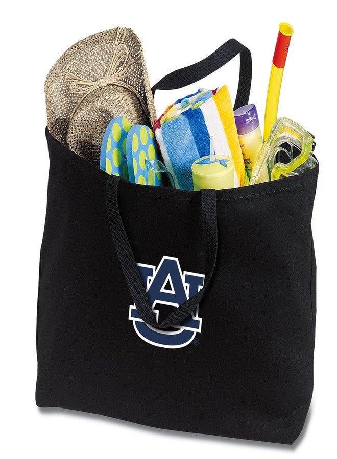 Broad Bay JUMBO Auburn Tigers Tote Bag or Large Canvas Auburn University Shopping Bag - Image 1