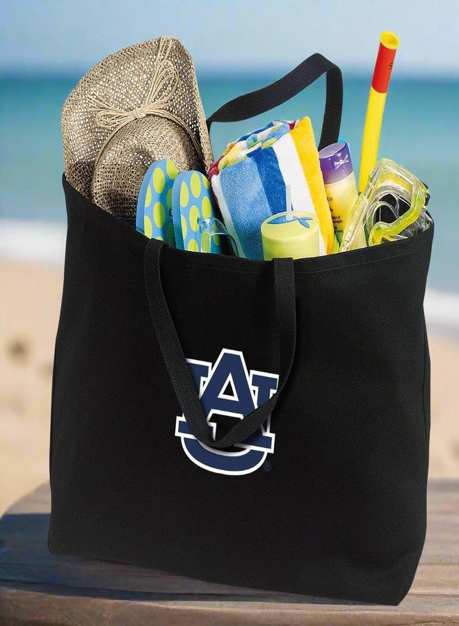 Broad Bay JUMBO Auburn Tigers Tote Bag or Large Canvas Auburn University Shopping Bag - Image 4