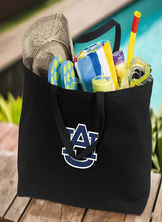 Broad Bay JUMBO Auburn Tigers Tote Bag or Large Canvas Auburn University Shopping Bag - Image 3