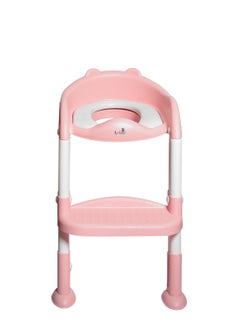 turtees® Potty Training Toilet Seat with Step Stool for Boys and Girls, Comfortable and Safe Potty Seat Potty Chair, Potty Training Seat Pad with Handle (Pink) - pzsku/ZFB4B0EE7FABB8C40B378Z/45/_/1723462878/f06291b2-bcfe-4f14-84a8-ff1be19e52d6