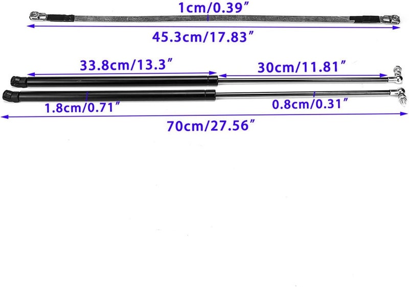 Wivplex Hood Lift Support Struts for Mazda CX-5 2013-2016 - Image 2