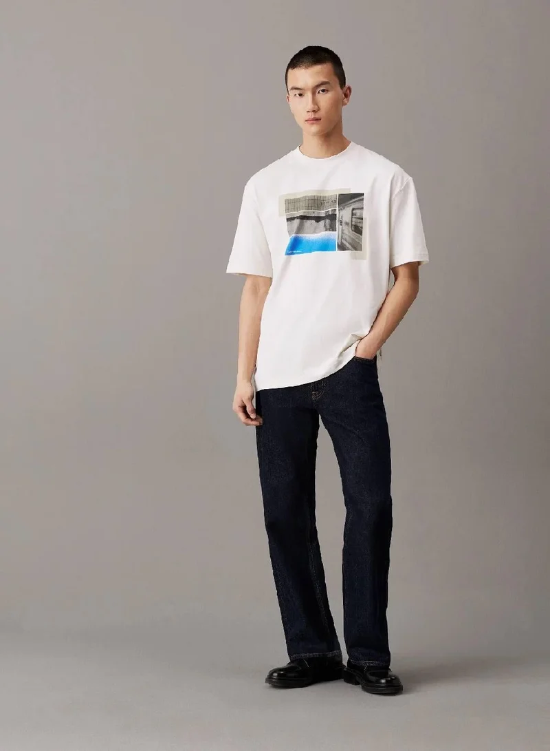 Calvin Klein Jeans  Relaxed Photo Print T-shirt for Men | Best Price UAE