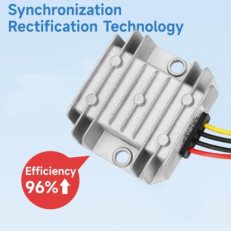 محول خفض جهد DC 24V إلى 12V 10A 120W منظم جهد محول طاقة مقاوم للماء - Image 5