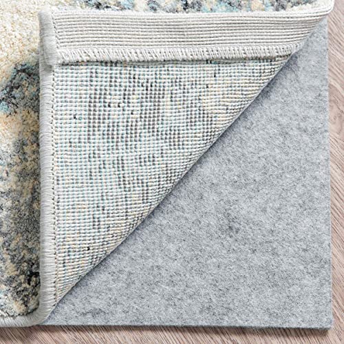 GREENSHEEP Comfort Felt Rug Pad -Thick Comfort and Protection for Hardwood Floor, Carpet Floor, Runner and Floor Cushion 4mm Thick Stop Carpet from Moving (Grey, 6x9 feet) - Image 1