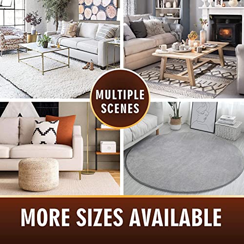 GREENSHEEP Comfort Felt Rug Pad -Thick Comfort and Protection for Hardwood Floor, Carpet Floor, Runner and Floor Cushion 4mm Thick Stop Carpet from Moving (Grey, 6x9 feet) - Image 5