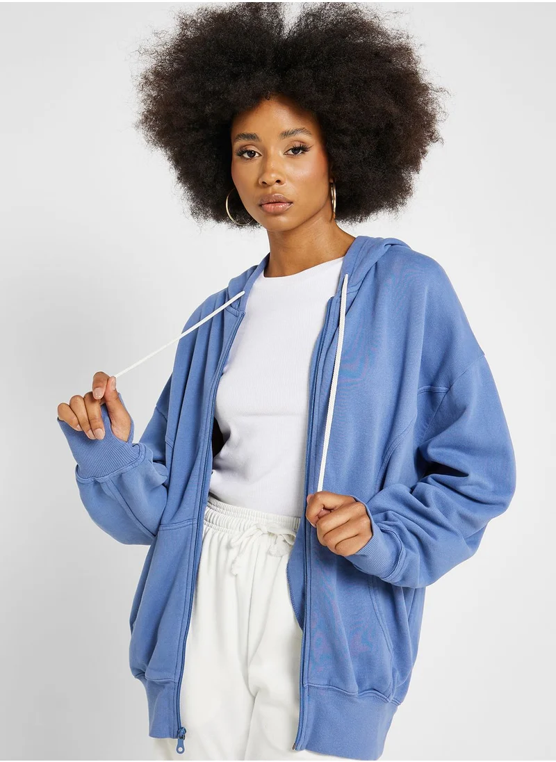 Aerie Offline By Aerie Oversized Full Zip Sweatshirt