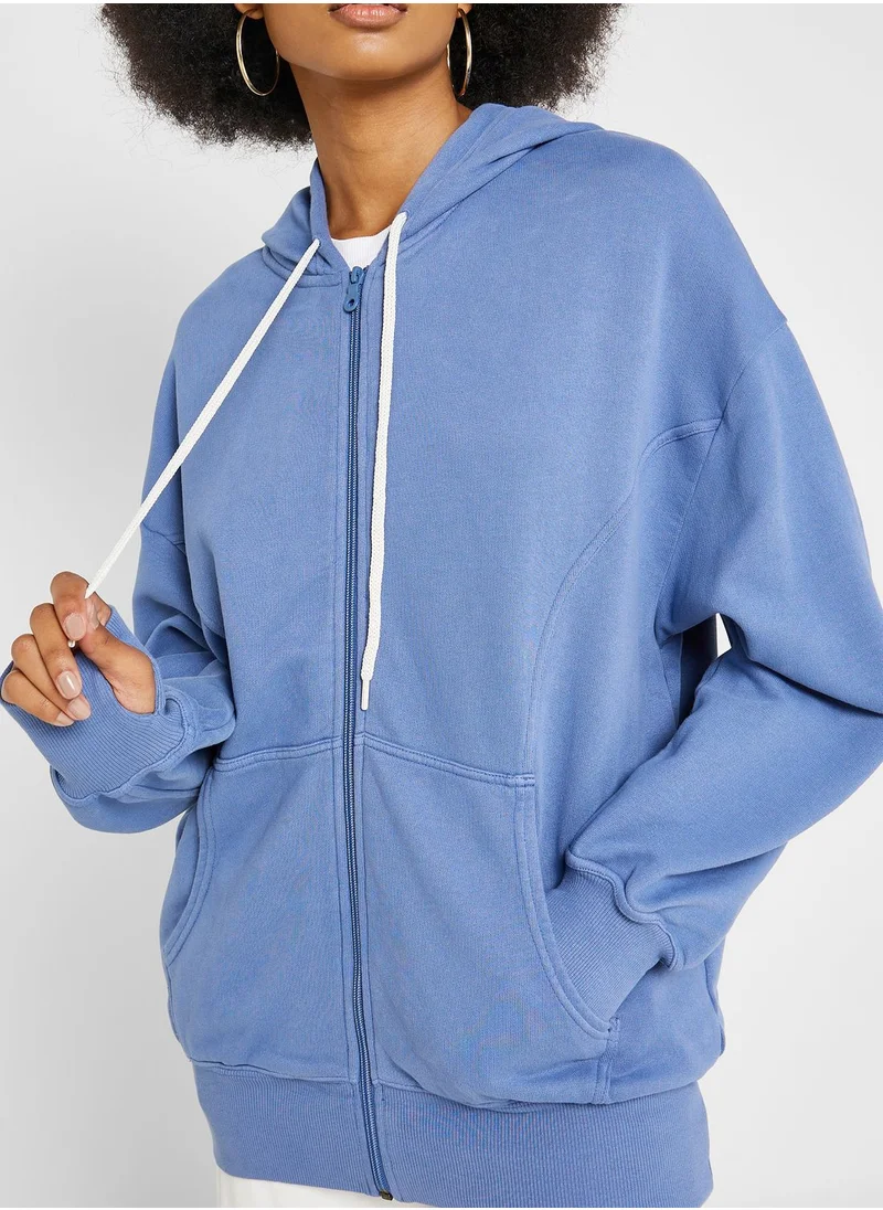 Aerie Offline By Aerie Oversized Full Zip Sweatshirt