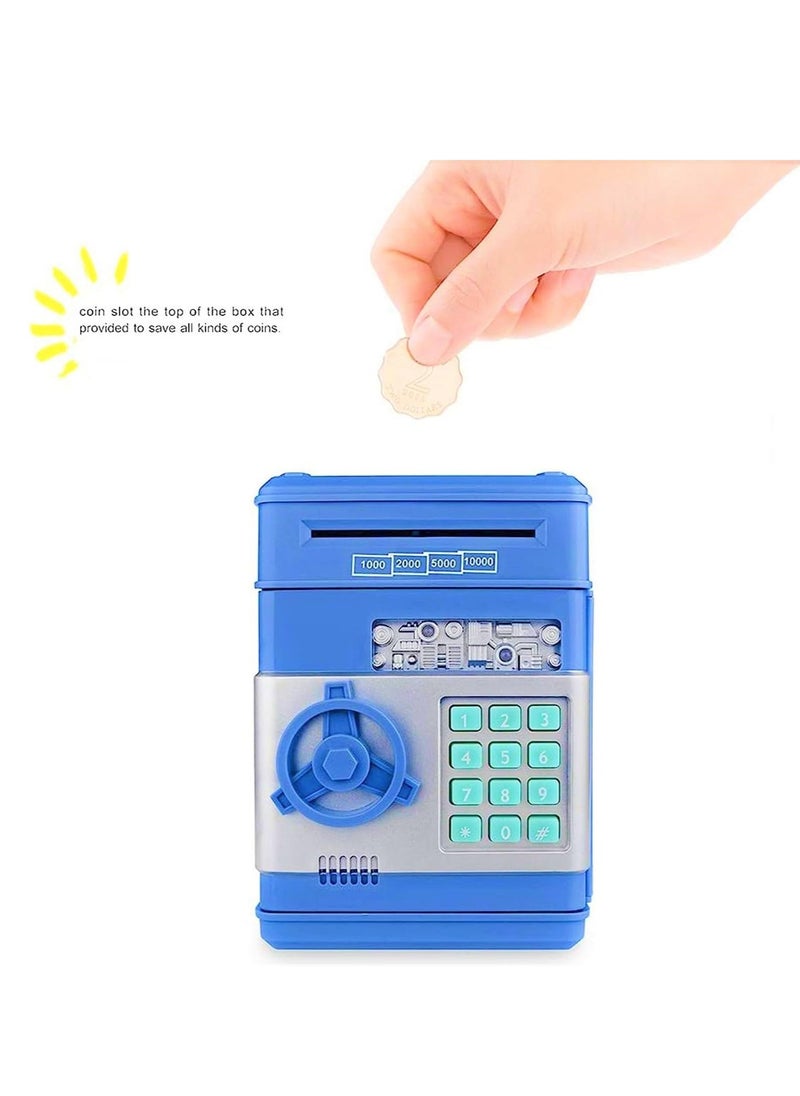 VIO Electronic Password Money Bank Mini Cartoon Safe Bank Box for Kids Cash & Coin Saving Habit Secure Piggy Bank Gifts for Boys Girls Pretend Play Educational Durable Fun Design  - Image 3
