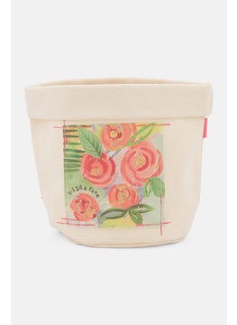 DEMDACO Wild And Free Planter Bag, Cream  - Image 1