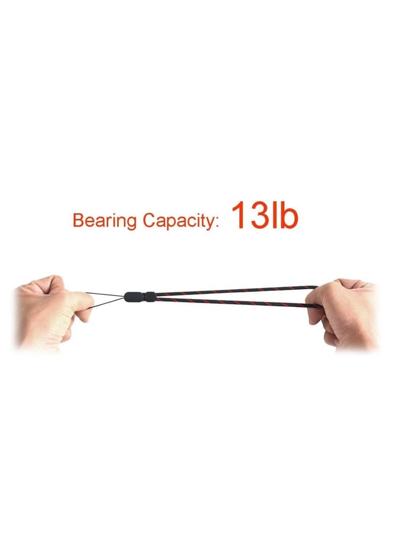 Adjustable Wrist Lanyard Hand Strap 9 5 Inch For Camera USB Flash Drives Keys And Other Portable Items 10 Piece (10 Black) - Image 4