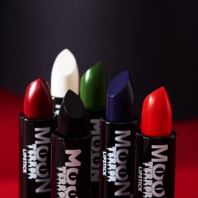 Halloween Lipstick by Moon Terror Midnight Black SFX Make up Special Effects Make up 42g