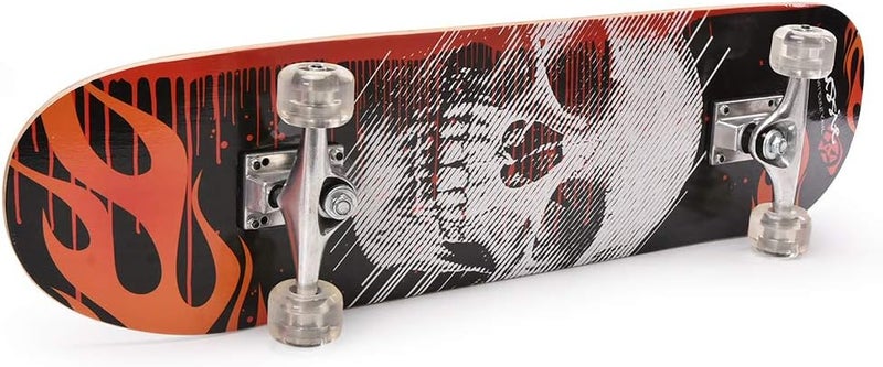 Chrome Wheels 31 inch Skateboard Double Kick Skate Board Cruiser Longboard 8 Layer Maple Deck Skateboards for Kids and Beginners - Image 3