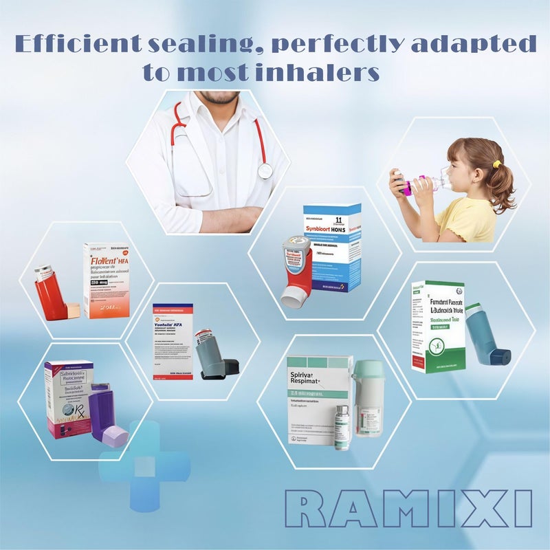 Ramixi Inhaler Spacer for Adult and Kids NESSI OTC SPACER (Pink/Kids) - Image 3