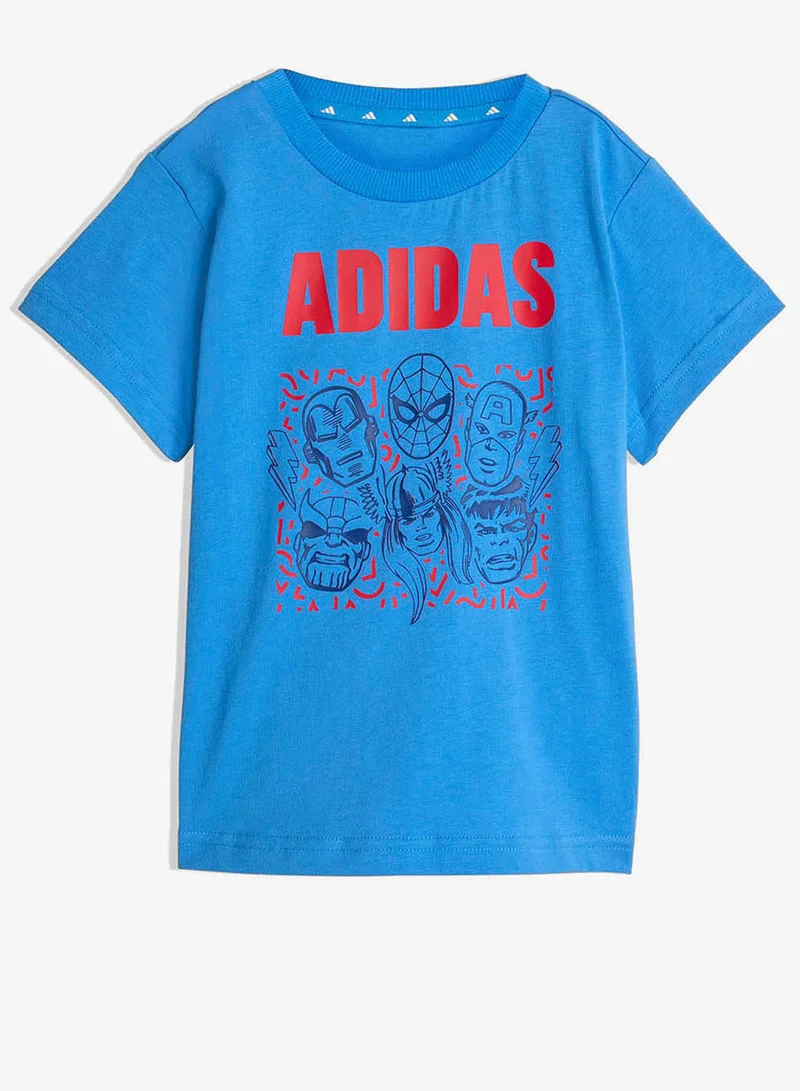 اديداس Infant  Marvel Avengers T-Shirt Set