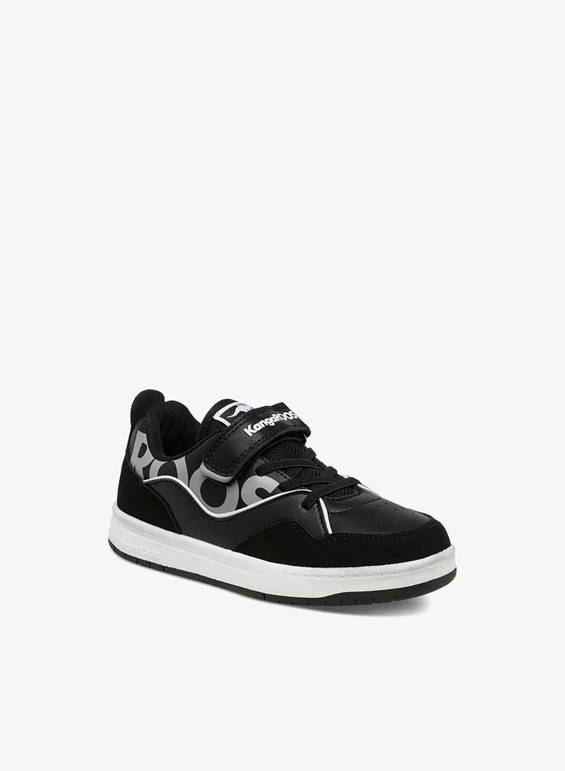 kangaROOS Boys' Panelled Sports Shoes with Hook and Loop Closure