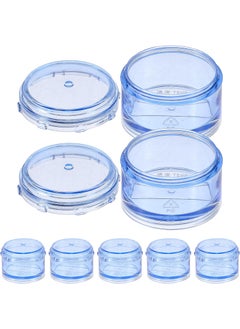 SUPVOX SUPVOX 1 Set Portable 7 Day Stackable Pill case Tower Travel Pill Box (Blue) 