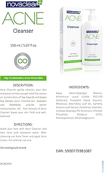 novaclear منظف حب الشباب نوفاكلير - Image 3