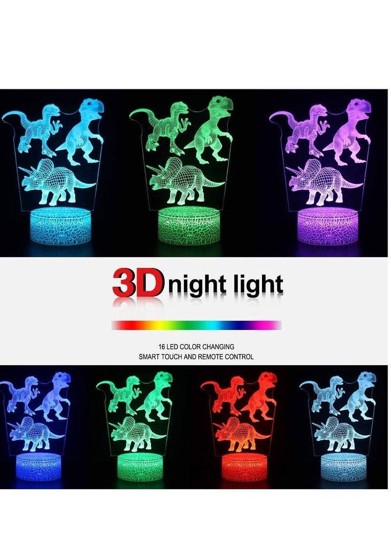 althiqahkey Night Light for Kids New Version 3D Unicorn Toy Lamp, Remote Control Dimmable Battery or USB Powered, 7 Colors Change New Year Gift for Boys Girls Baby  - Image 2