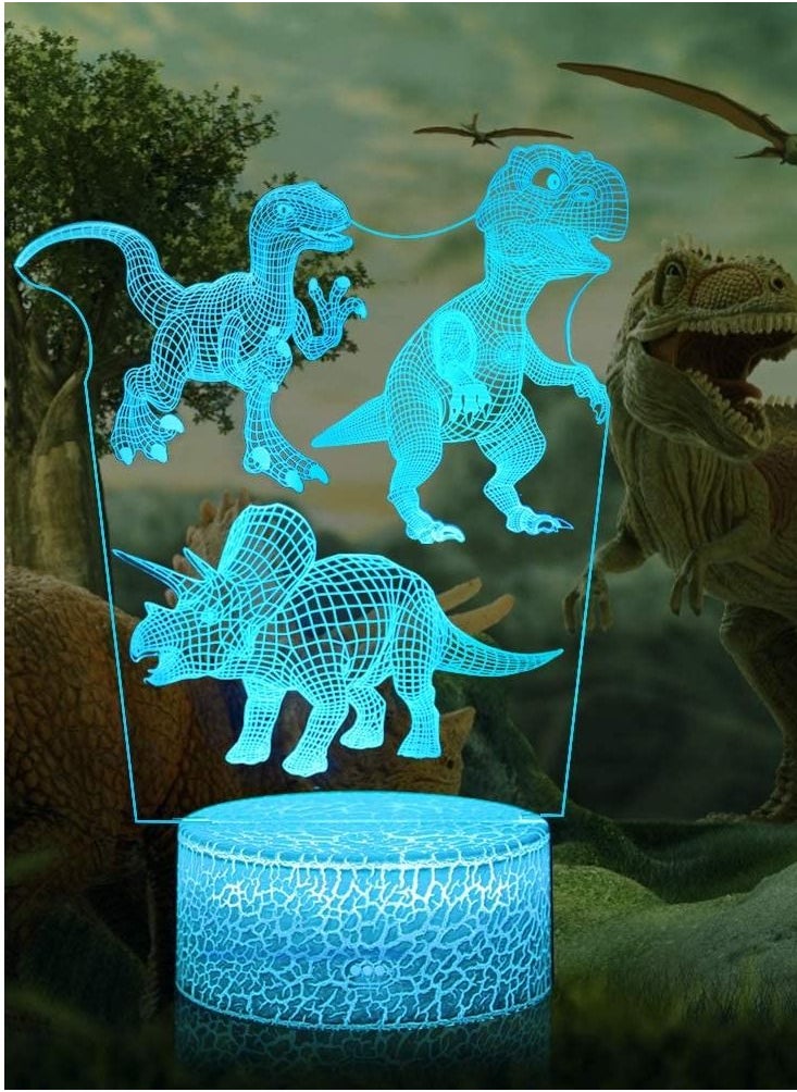 althiqahkey Night Light for Kids New Version 3D Unicorn Toy Lamp, Remote Control Dimmable Battery or USB Powered, 7 Colors Change New Year Gift for Boys Girls Baby  - Image 1