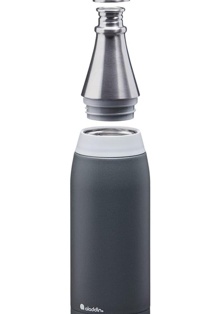 Aladdin Fresco Thermavac Stainless Steel Water Bottle 0.6L Slate Gray - Leakproof and BPA-Free - Image 2