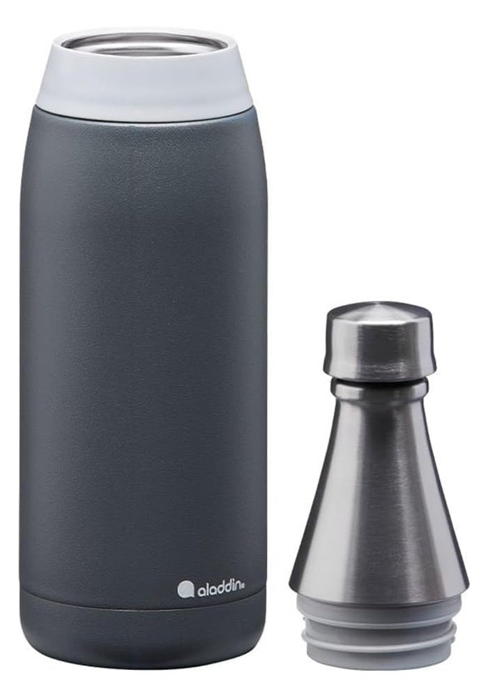 Aladdin Fresco Thermavac Stainless Steel Water Bottle 0.6L Slate Gray - Leakproof and BPA-Free - Image 3