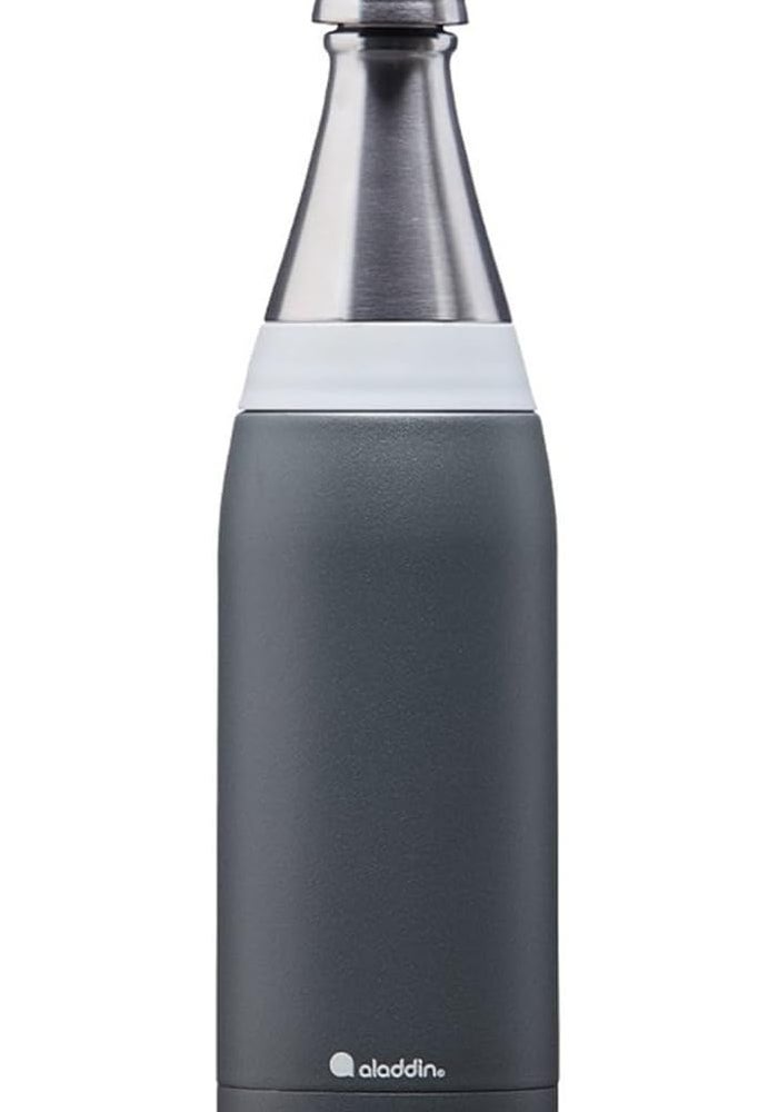 Aladdin Fresco Thermavac Stainless Steel Water Bottle 0.6L Slate Gray - Leakproof and BPA-Free - Image 1